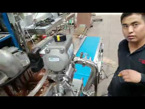 How does mini one shot depositor hopper produce nut mixing chocolate | LST Chocolate Machines