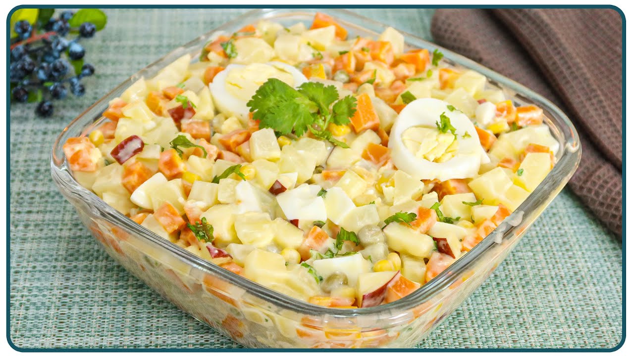 YUMMY MAYONNAISE SALAD ON YOUTUBE | Nandu Andrade