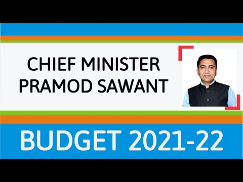 Budget speech by CM Dr. Pramod Sawant