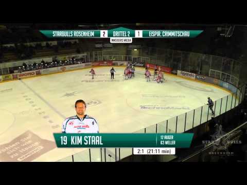 DEL2: 26.01.2014 - Starbulls Rosenheim vs. Eispiraten Crimmitschau 3:1 (inclusive Fightszene)