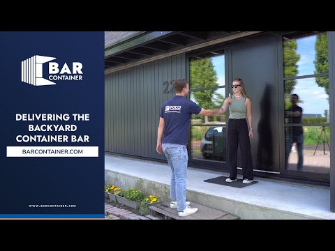 Garden Bar Container – 3x2m Black RAL 9005 - Image 2