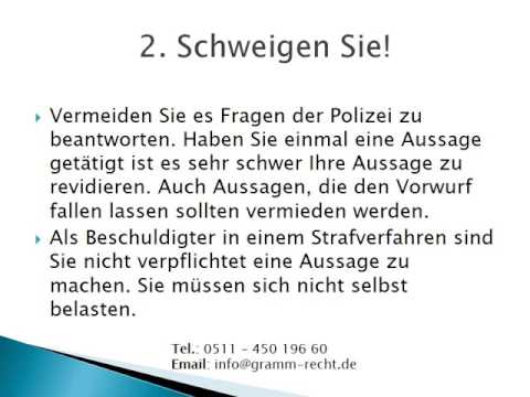 Vorladung zur Polizei erhalten - wie soll ich mich verhalten?