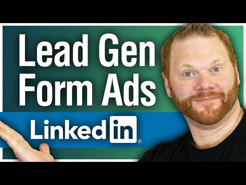 How to Use LinkedIn Lead Gen Form Ads - YouTube