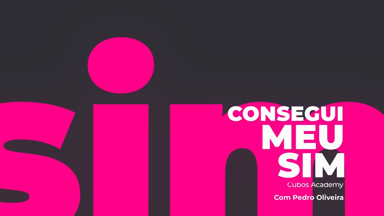 CONSEGUI MEU SIM! com Pedro Oliveira, estudante de Desenvolvimento de Software