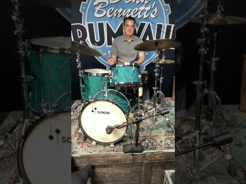 Sonor "Chicago" 3-Piece Drum Set 1965 - MF Marine Turquoise Satin image 24