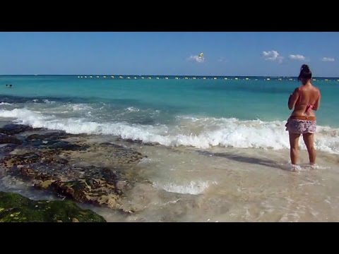 The Caribbean Sea at Playa del Carmen, Mexico