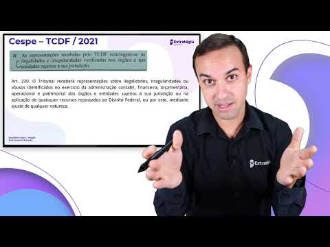 TCDF - Controle Externo (prova comentada)