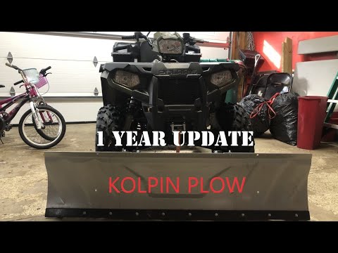 1 year update! How's it holding up? Kolpin 60" snow plow on my 2018 Polaris Sportsman 570 ATV