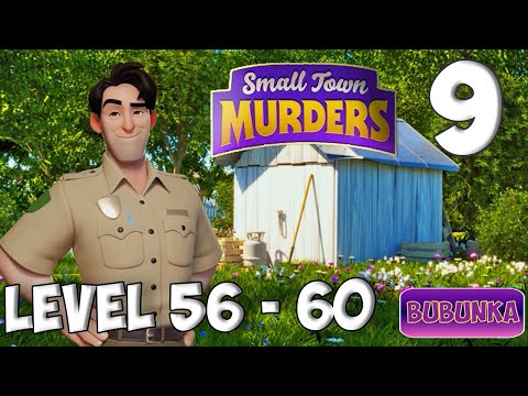 Small Town Murders Match 3 Levels 56 - 60 Case 1 [ Gameplay Story ] Part 9