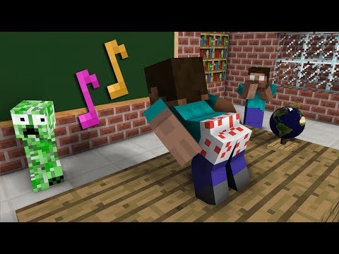 Monster School: The Mobs Caught Steve Dancing in the Classroom - Minecraft Animation