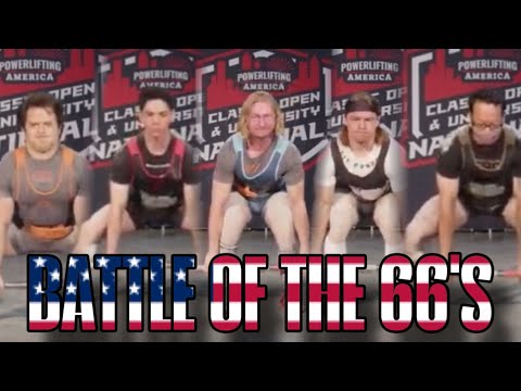 Battle of the 66’s at Powerlifting America Nationals 2025