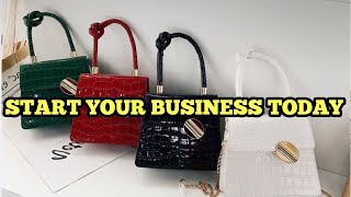 HOW I STARTED MY HANDBAG / PURSE BUSINESS WITH R1000 (US$67) | Little Inventory Tips and Advice