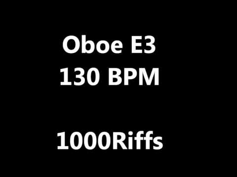 Oboe E3 Metronome : 130 BPM - Beats Per Minute