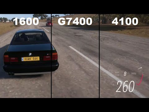 R5 1600 vs G7400 vs R3 4100