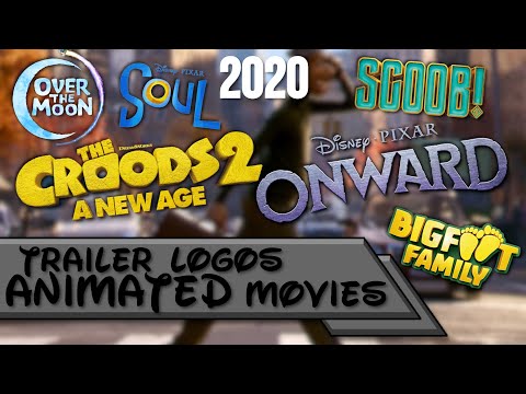 Animated Movie Trailer Logos of 2020