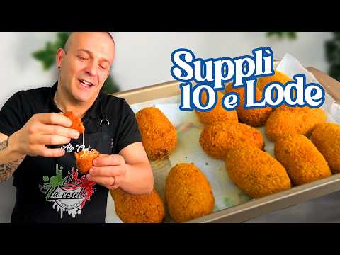 SUPPLI di RISO da PAURA! Fateli anche voi: stupite famiglia e amici!