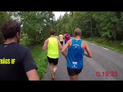Norasjön Runt 2018 - 21,1 km (Löparperspektiv, 2x)