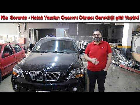 Kia Sorento<br>Hatalı Yapılan Onarımı Tekrar Onardık!