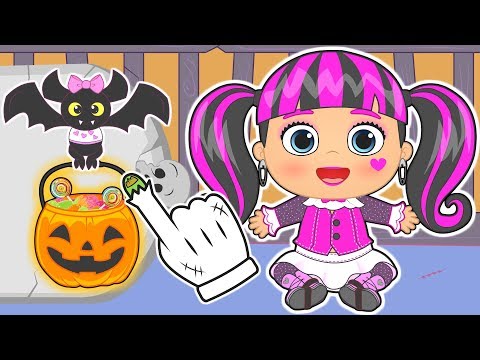 👶 BEBÉS de MONSTER HIGH 👶 Especial Halloween | Gameplay con Draculaura | Dibujos animados para niños
