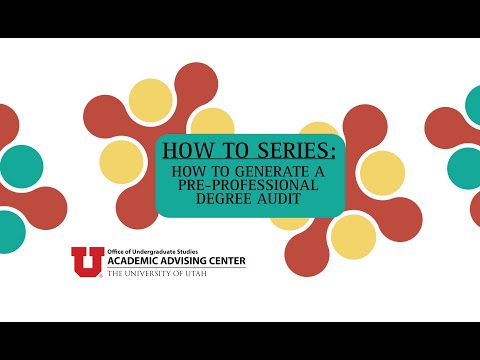 Generating A Degree Audit
