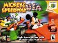 Mickey S Speedway USA N64 Emulated GP Intermediate Traffic Troubles New Mexico Better Time