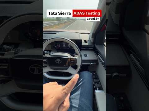 Tata Sierra ADAS Testing 🔥