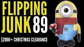 Flipping Junk [89] Christmas Clearance, Goodwill, and PROFITS! Thrifting and Retail Arbitrage Vlog