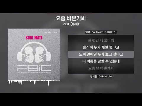 2BIC(투빅) - 요즘 바쁜가봐 [가사 | Lyrics]