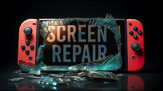 Nintendo Switch How To Repair Scratched Damaged Screen Easily! Digitizer Screen Replacement