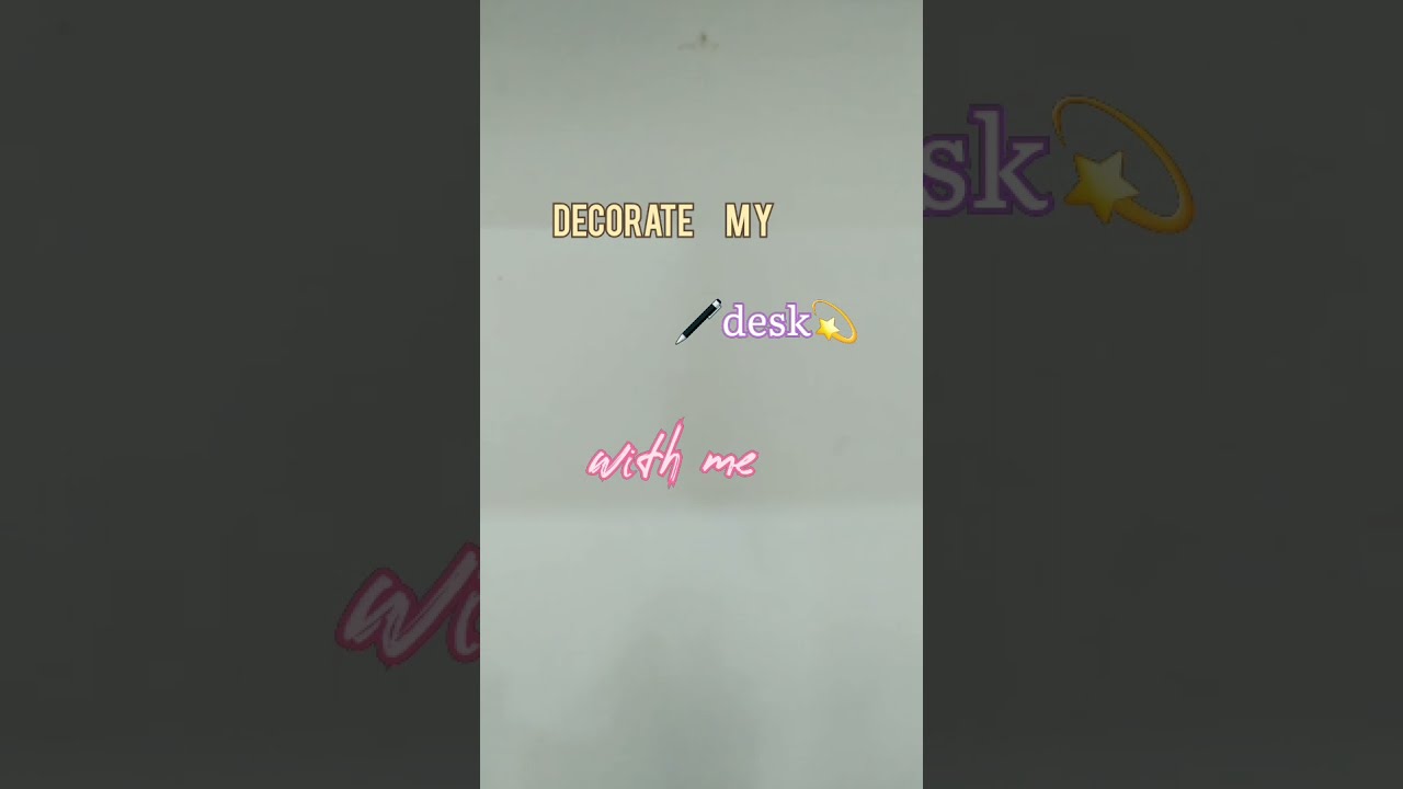 Decorate my desk with me 💖 . #shorts #art #artist #decor