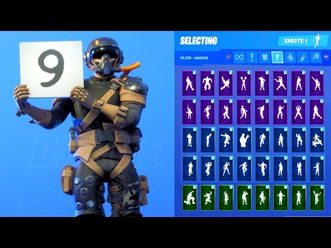 SUPERSONICE FALCON SKIN SHOWCASE WITH ALL FORTNITE DANCES & EMOTES