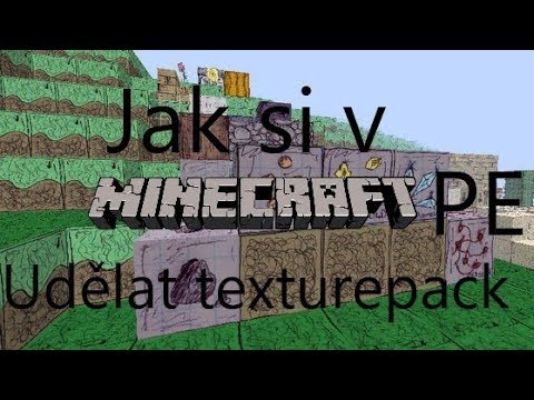 How to create your own texturepack into Minecraft PE!