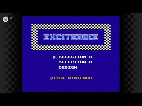 Why does Excite bike NES have 3 different title screen songs?