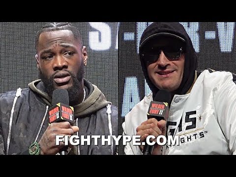 FURY & WILDER EXCHANGE FINAL COMMENTS; GET "SHORT & SWEET" AND "INTENSIVE"