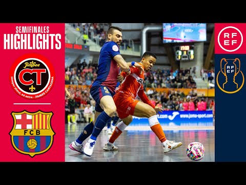 Resumen #SupercopaFS Jimbee Cartagena Costa Cálida 4 -3 Barça | Semifinales