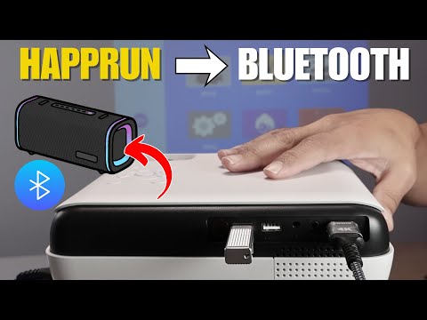 Happrun Projector How to Connect Bluetooth Speaker