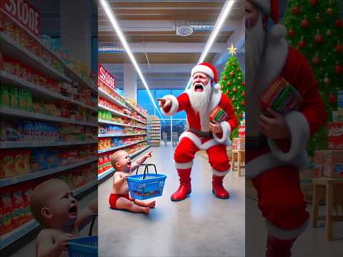 ❤️ Evolution of baby: Sentaclaus and cute baby in shopping mall 🥰 2 #cat #cute #love #shorts