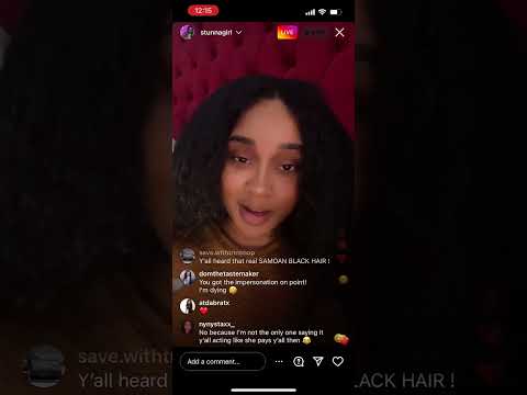 Stunnagirl on live addressing biggie and the cast