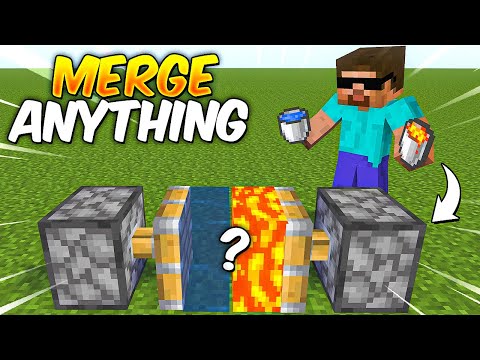 Minecraft But I Can Merge ANYTHING!