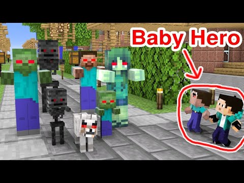 Monster School: Can Knockdown Funny Minecraft Animation