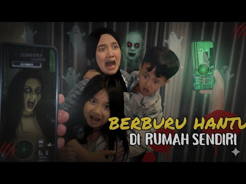 Berburu hantu di rumah sendiri seram banget | semua hantu seram muncul