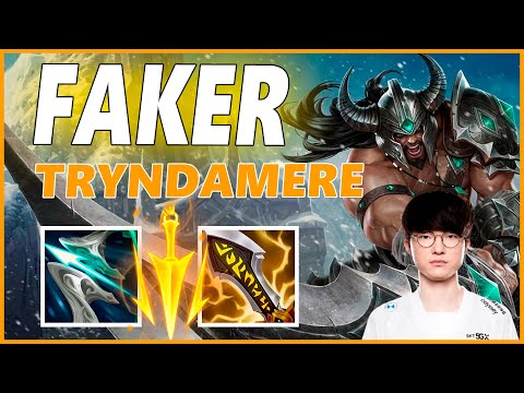 ⚡FAKER TRYNDAMERE MID GAMEPLAY⚡SEASON 12 LEAGUE OF LEGENDS