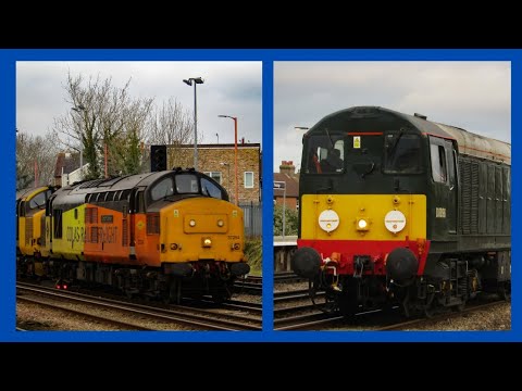 Trains at Tonbridge (Including Class 37 and Class 20 thrash!) (17.02.2023)