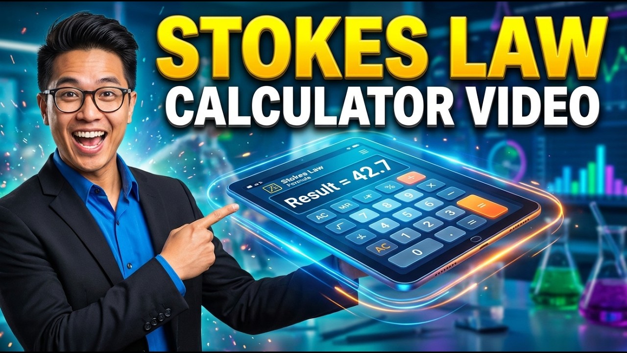 Stokes Law Interactive Calculator