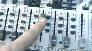 Video thumbnail for Behringer sx2442fx mixer tutorial/review - 2/2 by dancetech