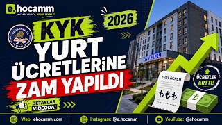 KYK YURT ÜCRETLERİNE ZAM YAPILDI- 2026 KYK YURT ÜCRETLERİ NE KADAR OLD