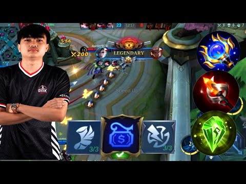 THANK YOU |JANAAQT OF GEEK| FOR THIS NEW AAMON BURST DAMAGE BUILD AND EMBLEM | AAMON SOLO RANK GAME