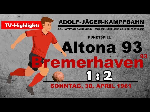 1961-04-30 Altona 93 - Bremerhaven 93 1:2 (Oberliga - TV-Highlights NDR)