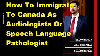 How To Immigrate Canada As Audiologists Or Speech Language Pathologist  | Canada immigration 2023