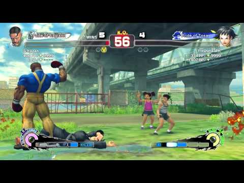 SSF4 AE: freshmeatt (Makoto) vs grimbar (Dudley) - Japanese style match (720p HD)
